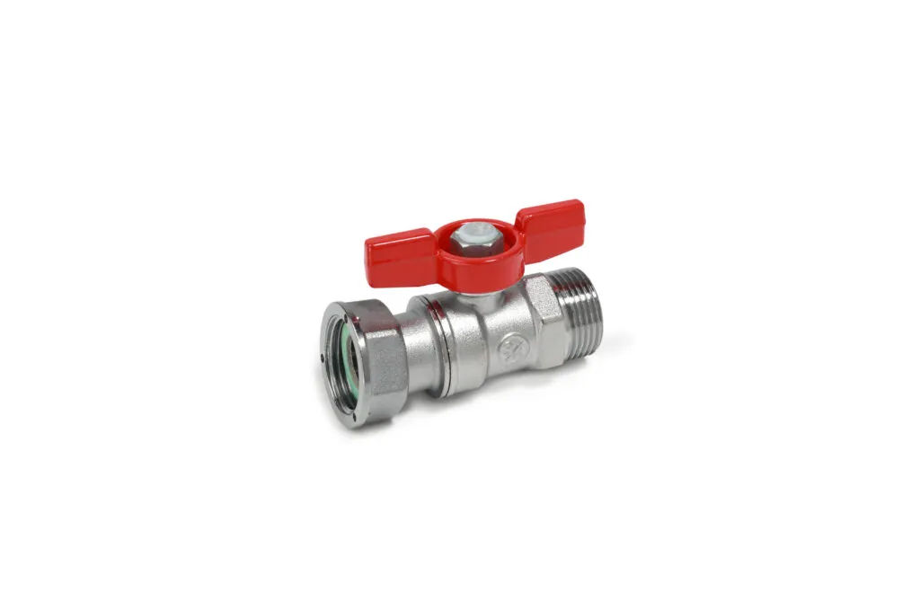 Кран шаровой Giacomini R254PX004 3/4″ для счётчиков воды (НР, хром)