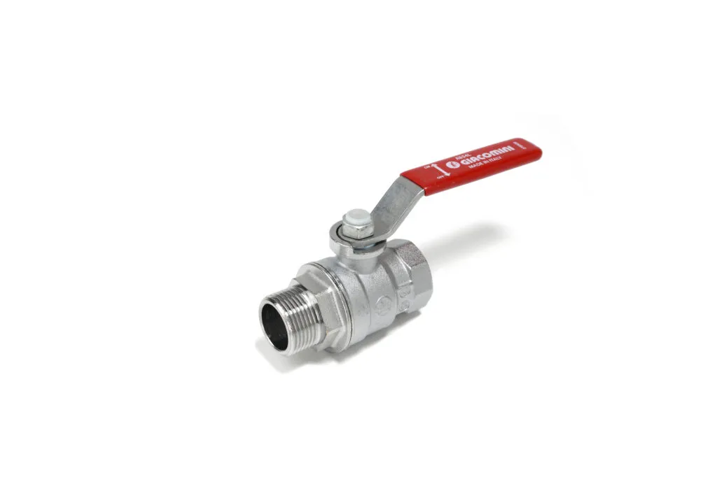 Кран шаровой Giacomini R854LX024 3/4″ полнопроходной (рычаг, хром)