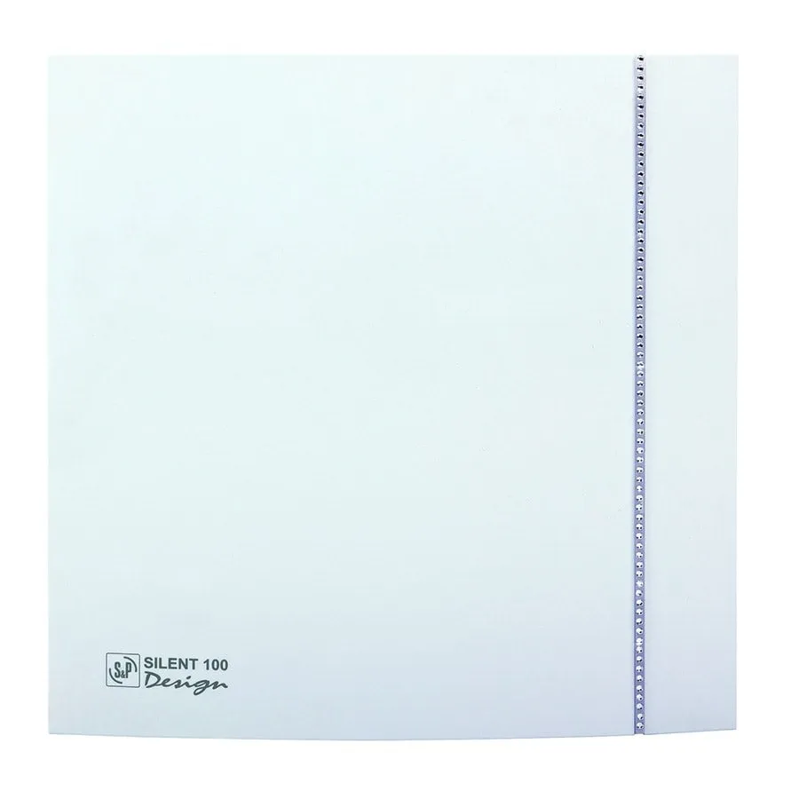 Вытяжной вентилятор Soler & Palau Silent-100 CZ Design Swarovski, премиум