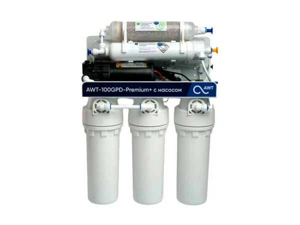 Система обратного осмоса AWT Premium RO100-A1M (с насосом и минерализатором)