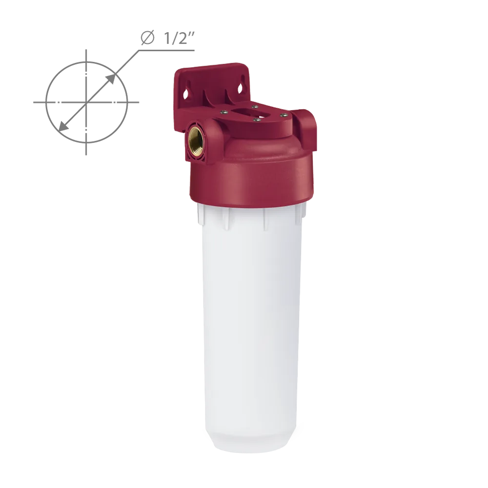 Корпус магистрального фильтра БАРЬЕР HOT LINE SL10 — 1/2″ для горячей воды